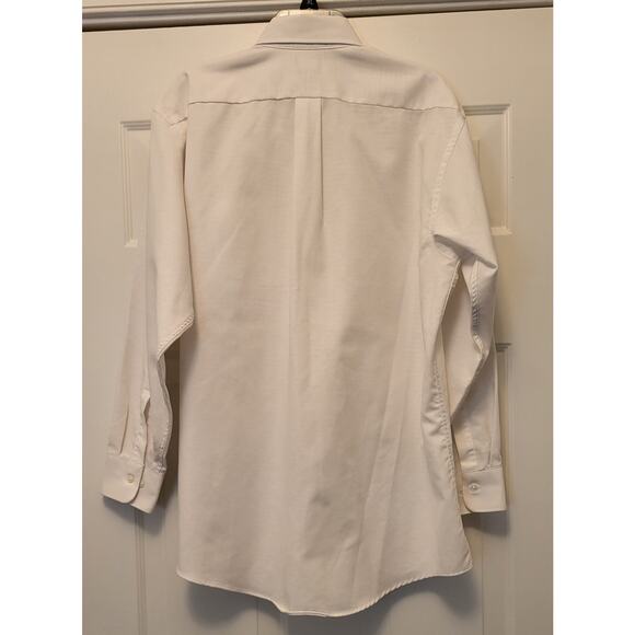 Puritan Solid White Button Long Sleeve Dress Shirt Adult Men's Size 16 1/2 32/33 - Picture 2 of 11